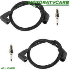 ALL-CARB Spark Plug & Wire Cap 15in/24.4in For Bombardier TRAXTER 500 1999-2005