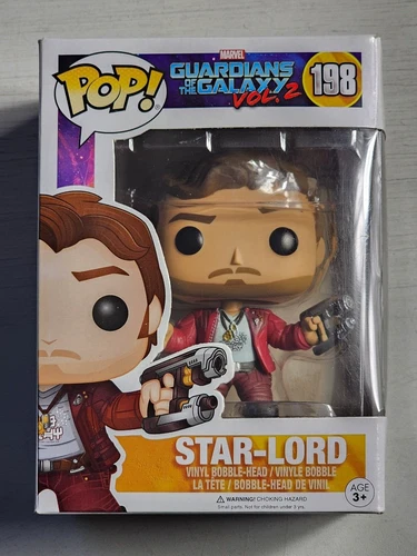 Star Lord Guardians of The Galaxy Volume 2 198 Marvel Funko Pop Vinyl