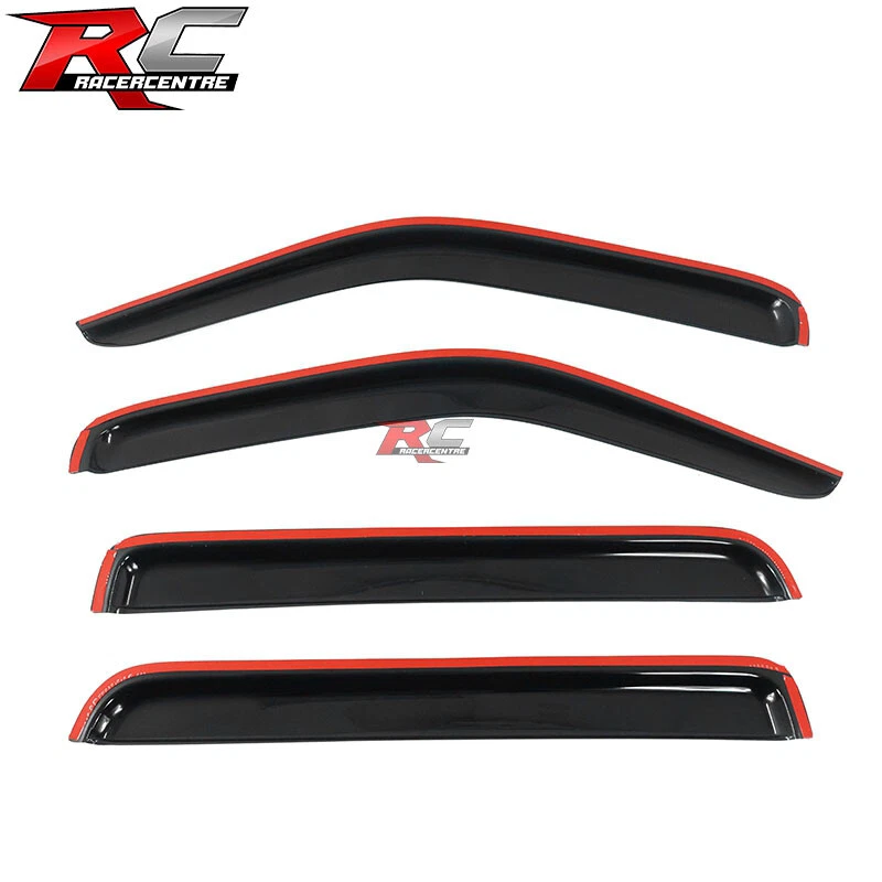 For 07-11 Dodge Nitro Window Visors Rain Guard Air Vent Acrylic 4Pc Set Foto 4 de 4