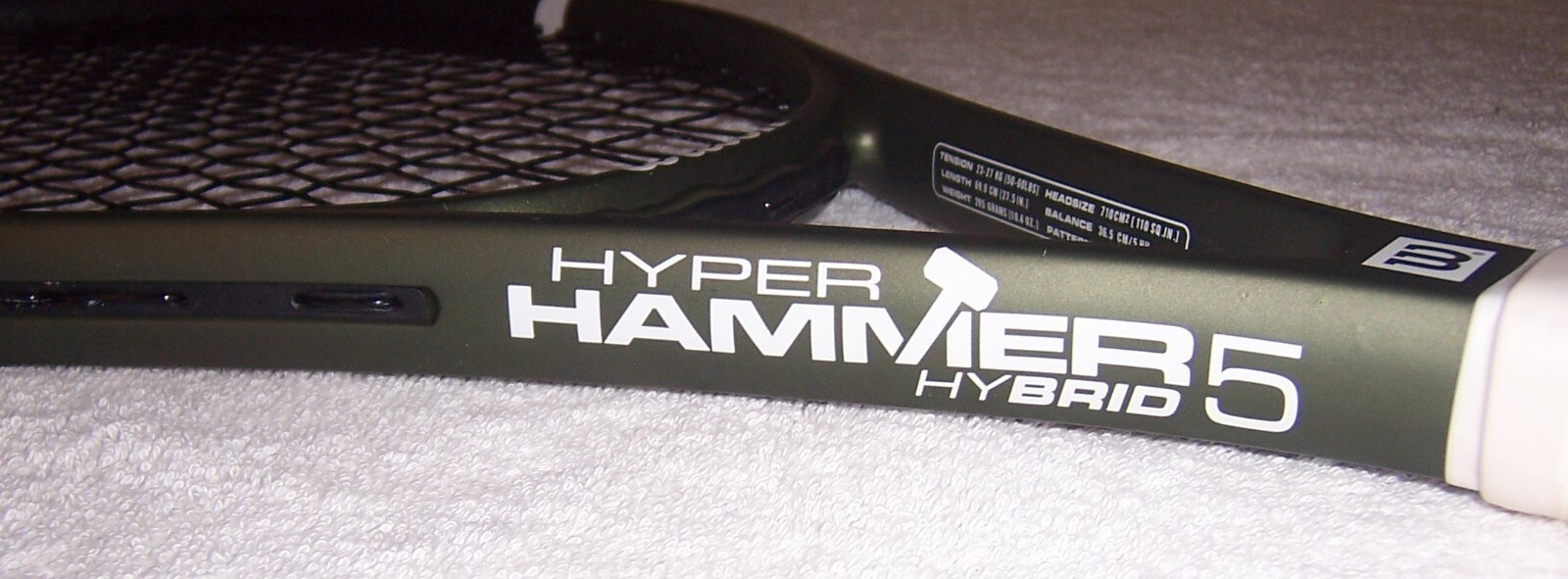 Wilson Hyper Hammer 5 Hybrid 110 Tennis Racquet Grip 4 3/8 L3