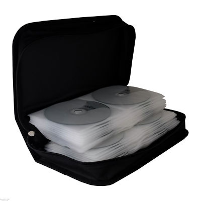 5 x 96 er CD/DVD/BD TASCHE KOFFER BOX MAPPE MIT HÜLLEN BOX ORDNER FÜR FILM/MUSIK