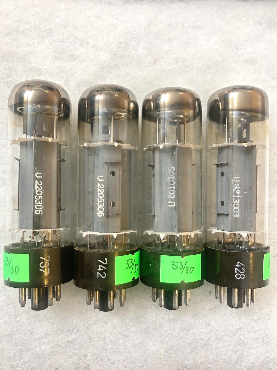 Telefunken EL34 6CA7 Brown Base OO getter, Wing plates NOS Telefunken EL34 6CA7 Brown Base OO getter, Wing plates NOS