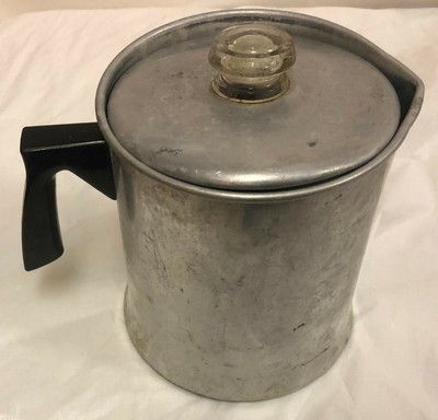 Silver Coghlans 9-Cup Aluminum Coffee Pot Silver Coghlans 9-Cup Aluminum Coffee Pot