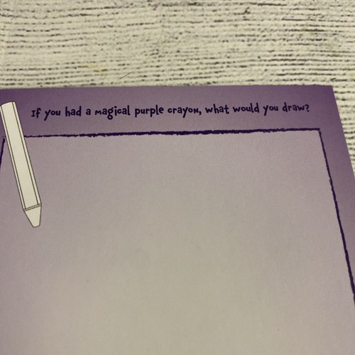 Harold and the Purple Crayon Moive Crayon draw On One Side Small Poster On Other - Picture 7 of 9