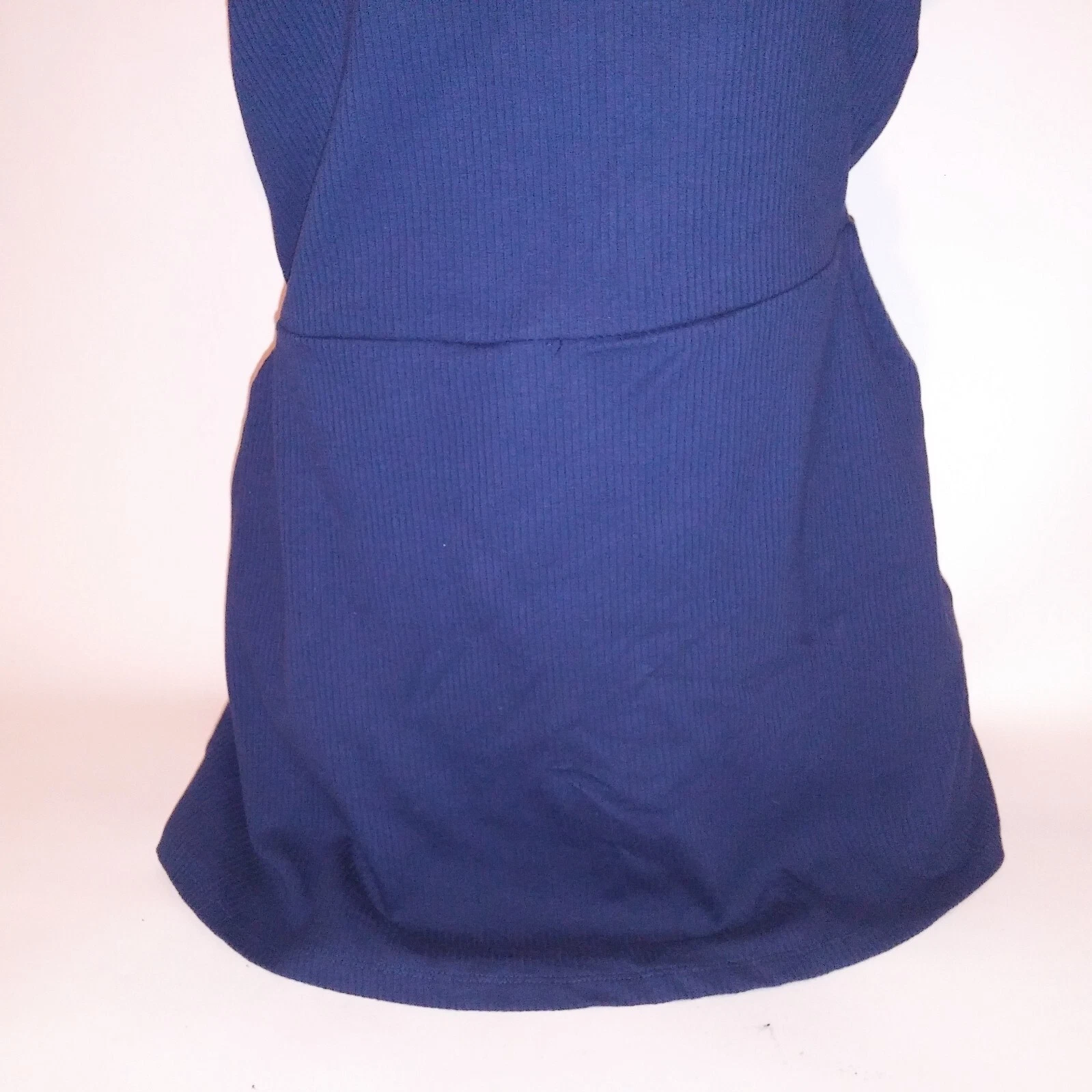 UNDERCOVER Abito da pattinatore Victoria Secret ROSA XL blu navy a costine scorciatoia linea nuovo