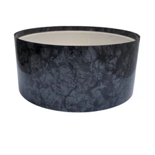 6x55'' Drum Wrap 0.5mm Diamond Black Sheet For 5.5'' 6'' Snare Drum