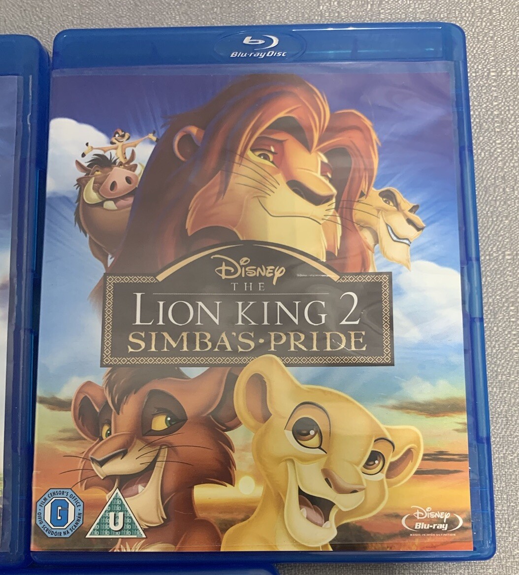 Disney The Lion King, The Lion King 2 And The Lion King 3