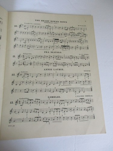 The Amateur Cornetist 100 selecciones para partituras de corneta (trompeta) Carl Sohst - Imagen 4 de 4