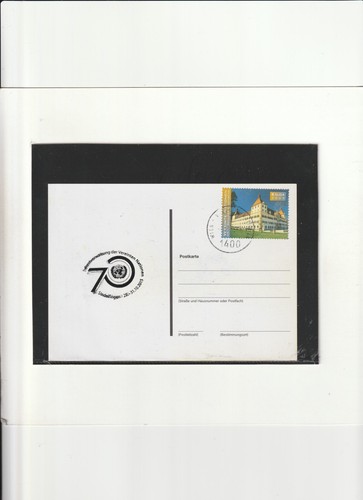 UNO Wien Beleg mit Mi. Nr. 396 A.-Sonderstempel " Sindelfingen 31.10.15 " XX2XX