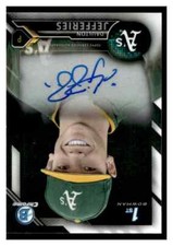 2016 Bowman Chrome Draft Draft Pick Autographs #CDADJ Daulton Jefferies Auto
