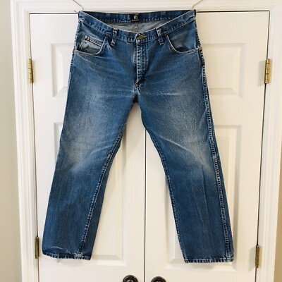 Wrangler 47MWZ Mens Regular Fit Cowboy Cut Denim Blue Jeans 36x30 (47MWZPW)