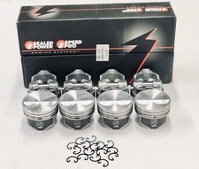 Speed Pro Small Block Chevy 350 Flat Top Pistons .030 5.7 Hypereutectic Sbc