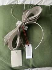 John Lewis BNWT grey silver fascinator headband RRP £40 Races Wedding Guests