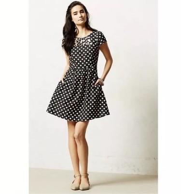 anthropologie maeve polka dot dress