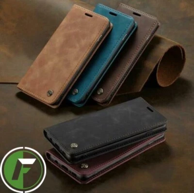 Schutz Hülle für Samsung Iphone Magnet Handy Hulle Tasche Flip Case Etui Wallet - Bild 1 von 4