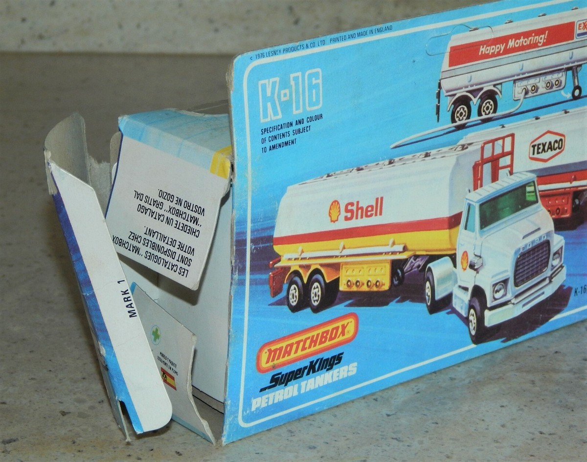 Vintage Matchbox SuperKings K-16 Articulated TOTAL Petrol