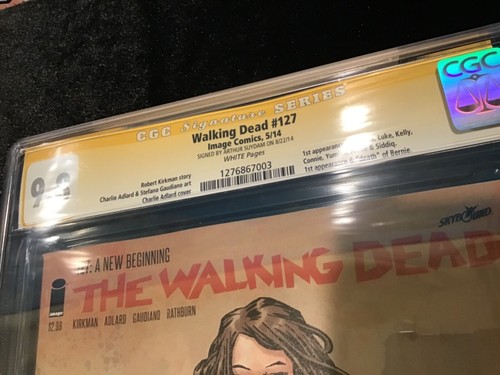 Walking Dead #127 CGC SS 9.8 Adlard Gaudiano Suydam 1st Magna 19 138 132 27 92 - Picture 4 of 6