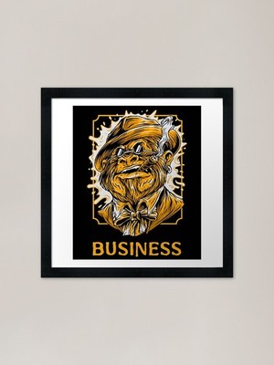 Old Monkey Business gerahmter Kunstdruck gerahmtes Wandbild Poster Leinwanddruck Bild