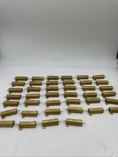 40 Lot Dale RH series wirewound resistor, RH-50, 10 Ohm, .01 50 watt