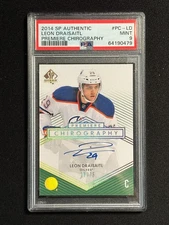 PSA 9 Draisaitl Premiere Chirography /75 Auto 2014-15 SPA Jersey #'d Rookie