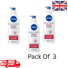 NIVEA Repair & Care 72h Body Lotion for Very Dry Skin 400ml X 3