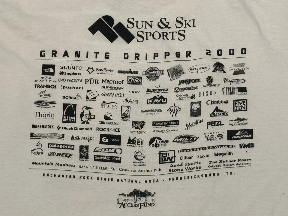 Vtg Y2K Kavu Granite Gripper 2000 Shirt XL Enchanted Rock Alex Hannon North Face - Image 4 of 4