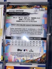 Topps 2024 Finest Shohei Ohtani #100 Los Angeles Dodgers MLB Baseball Card