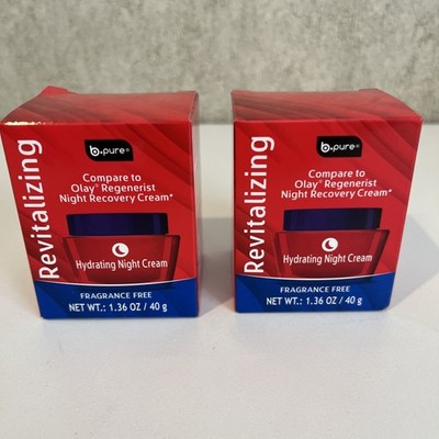 Be Pure Revitalizing Moisturizer Cream, Vitamins B3 & B5, Hyaluronic Acid 2 Pc