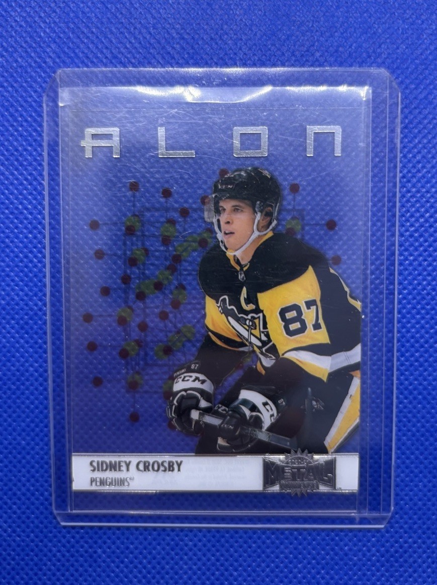 2020-21 metal universe hockey Sidney Crosby Alon Clear Cut