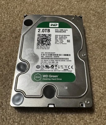 Western Digital WD Green WD20EZRX 2TB 3.5'' 6.0Gb/s SATA Internal Hard Drive