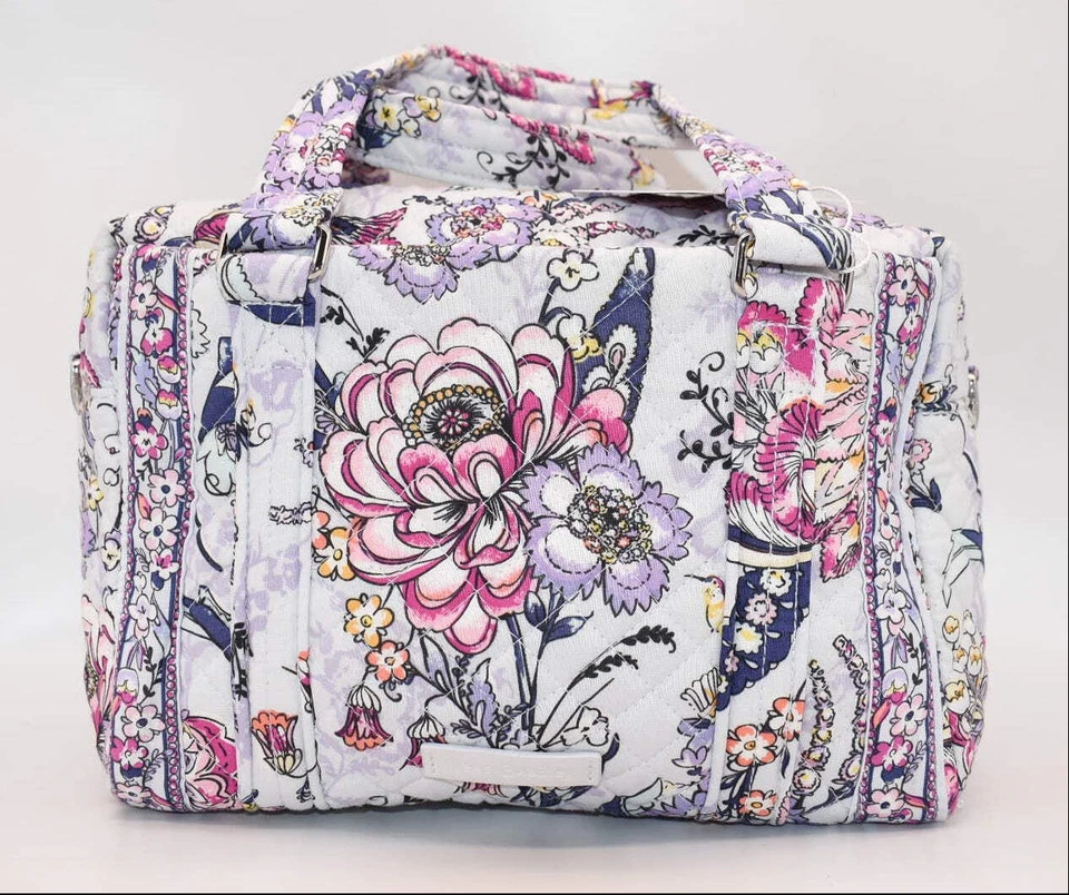 Bolso Cartera Vera Bradley Iconic 100 en Patrón "Hummingbird Park" Foto 3 de 4