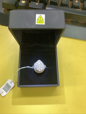 Lady's Diamond Fashion Ring .71 CT. 10K White Gold 5.1g (EZP043134)