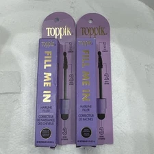 2 Pack Toppik Fill Me In Hairline Filler DARK BROWN & MEDIUM BROWN