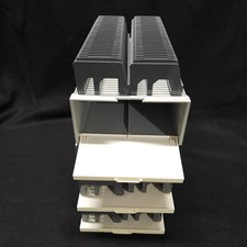 3 Leitz Wetzlar Slide Magazine Boxes w/Two Trays 36 35mm Slide Capacity Per Tray