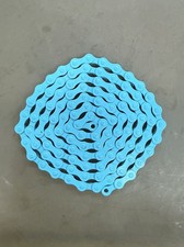 Blue KMC Single Speed Bicycle Chain/ BMX 1/2x1/8. 112L