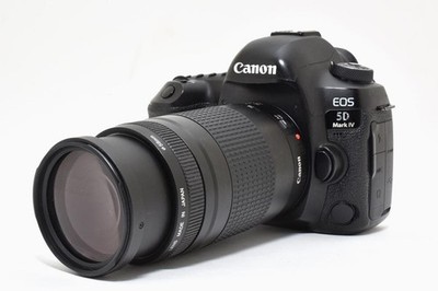 デジタルカメラ Canon EOS 5D Mark IV/Canon EF 75-300mm Canon EOS 5D Mark IV Digital SLR Camera with EF 75-300mm Lens Set