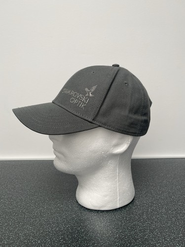 Swarovski Optik Adult Hat Cap Grey Spell Out Logo - Picture 2 of 13
