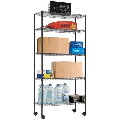 14''x30''x60'' Commercial Storage Shelves Heavy Duty Shelving 5 Tier Layer Wire ...