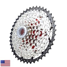VG SPORTS 8-Speed 11-42T Silver Ultra-Light MTB Bike Cassette
