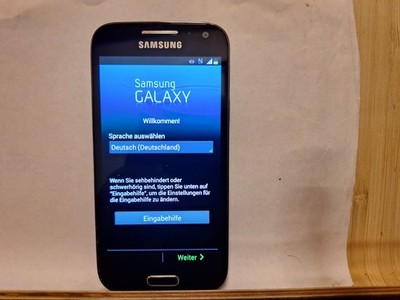 Handy Samsung Galaxy S4 mini GT I9195 ohne Simlock schwarz Smartphone
