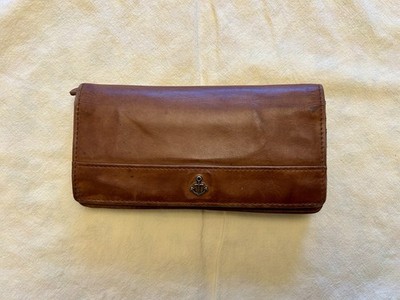 Harbour Leather Wallet In Light Brown Pre-owned
