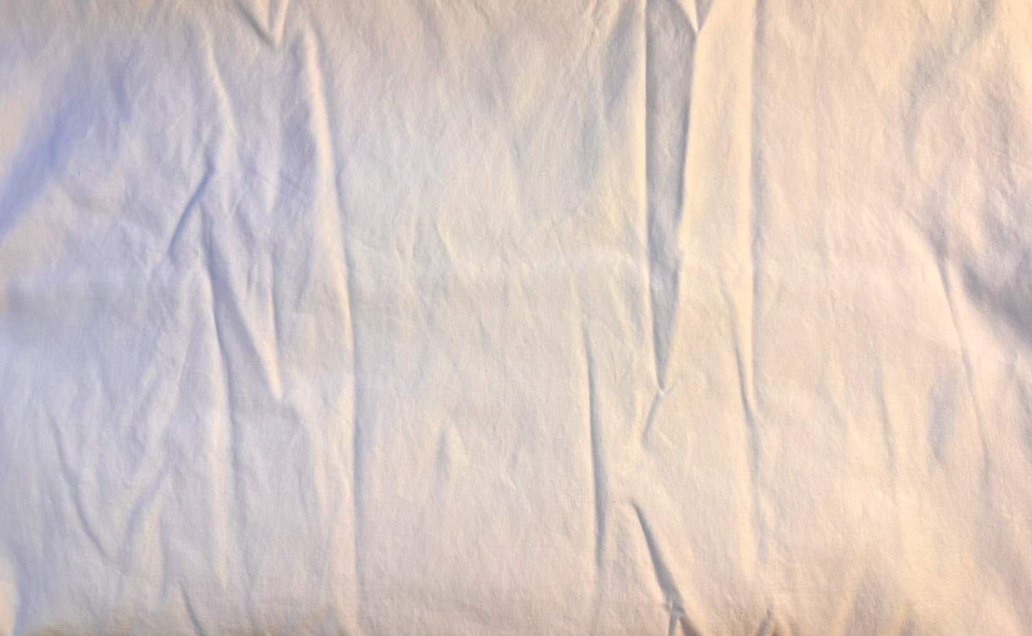 WAMSUTTA Dream Zone Cal King Flat Sheet White Pima Cotton EUC 1000 tc