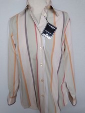 Neu! Damen Bluse bunte StreifenBaumwolle extraglatt  Walbusch Gr.38