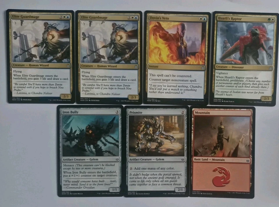 7x Magic the Gathering - War of the Spark (WAR) Common/Uncommon Regular Eng M/NM - Image 2 of 4