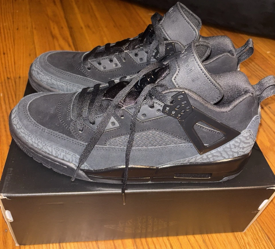 Jordan Spizike Low Black Cat Size 11 - Image 4 of 4