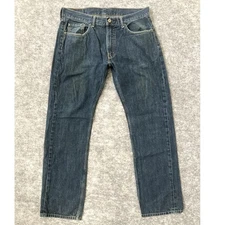Levis Strauss 559 Jeans Mens 34x34 Western Country Demim Blue Collar