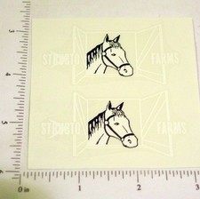 Pair Structo Farms Horse Trailer Stickers ST-049