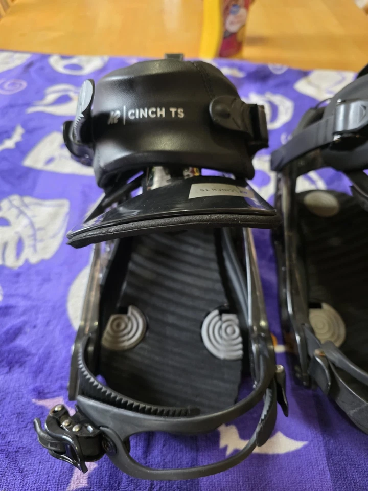 FIJACIONES SNOWBOARD HOMBRE CINCH TS TALLA GRANDE B2004001018 NEGRO Foto 2 de 4