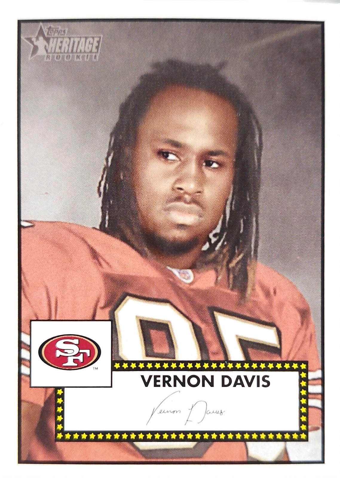 Vernon Davis trading card