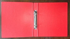 Esselte Ring Binder Hard Cardboard 2 Rings A5 25 mm Red